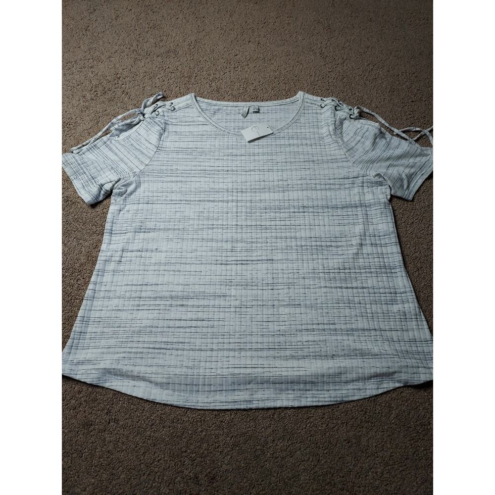NWT Women's XL Est. 1946 Sportswear Heather Gray Ribbed Shirt